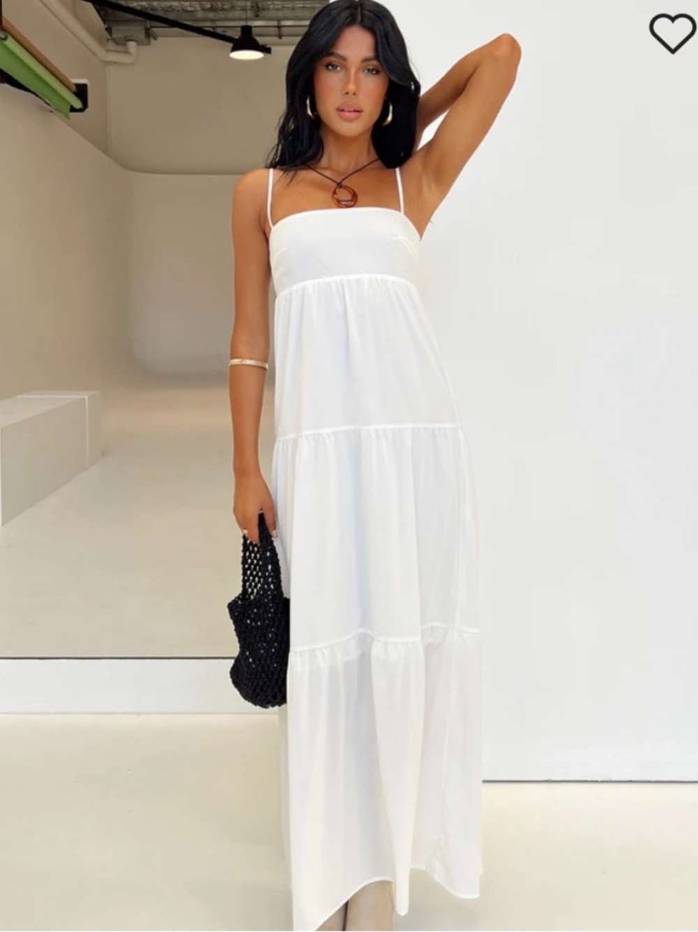 Princess Polly Warrego Maxi Dress in White Size 4 New with tag - Picture 2 of 11